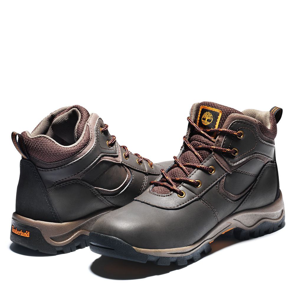 Bocanci De Drumeție Timberland Copii Maro Inchis - Junior Mt. Maddsen Waterproof - Romania - HLPUTQ4